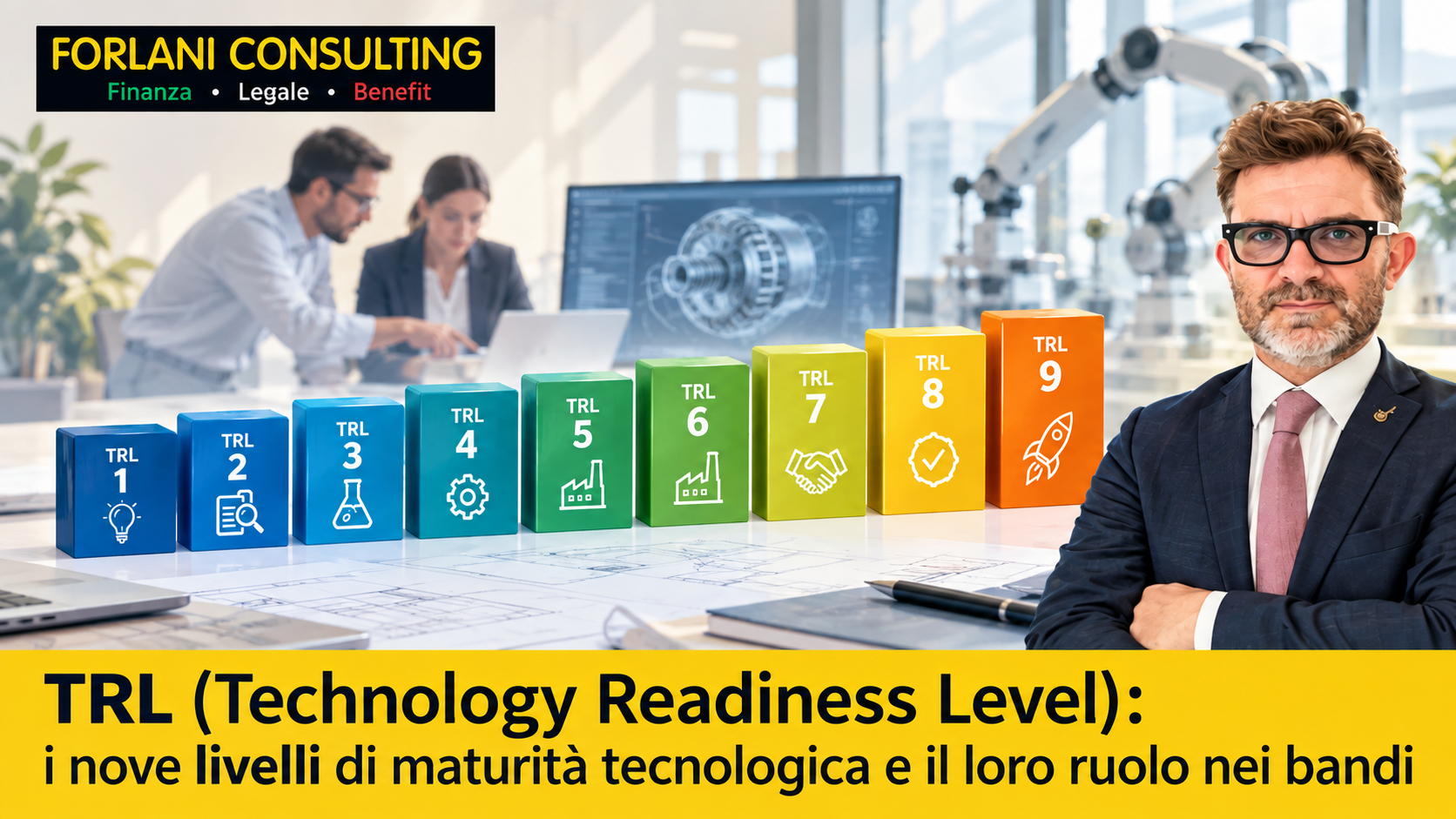 TRL (Technology Readiness Level): i nove livelli di maturità tecnologica e il loro ruolo nei bandi