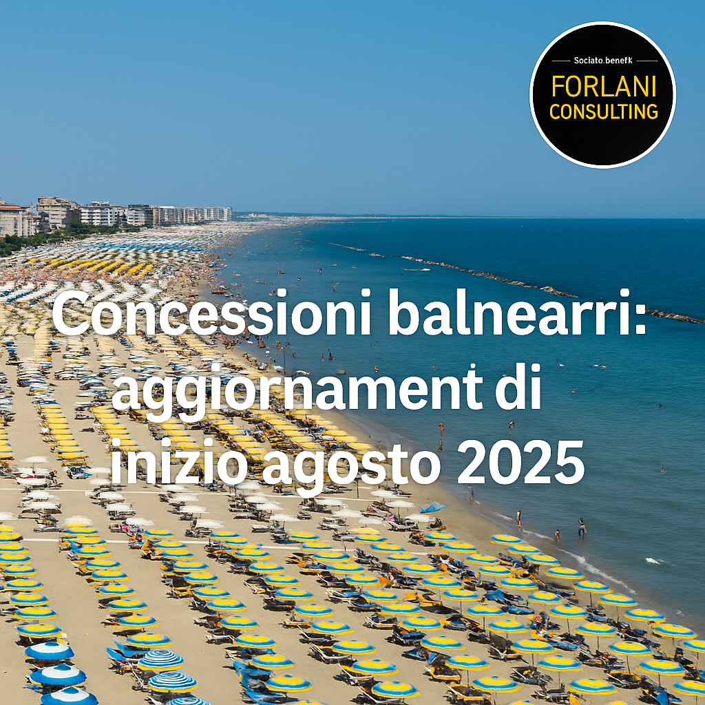 Concessioni balneari: settembre 2025 tra vincoli europei, pareri nazionali e piani locali in evoluzione