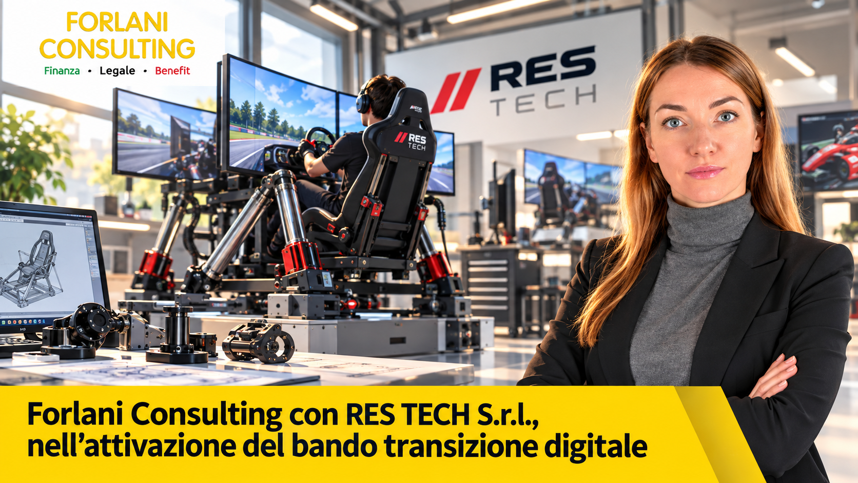 Forlani Consulting con RES TECH S.r.l., nell’attivazione dei contributi a fondo perduto previsti dalla Regione Emilia-Romagna con il bando per la transizione digitale delle imprese